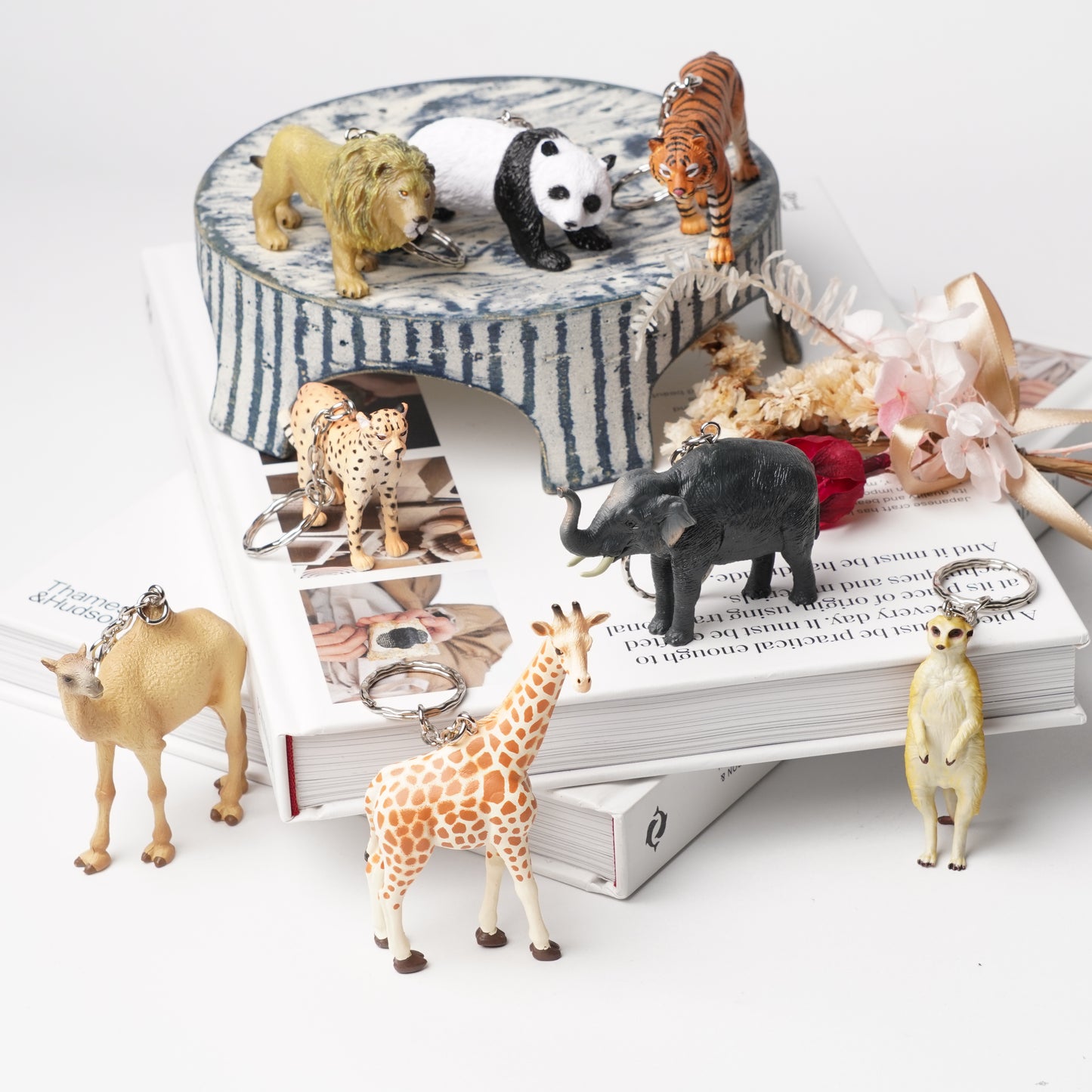 Science & Nature Animal Keyring - Giraffe