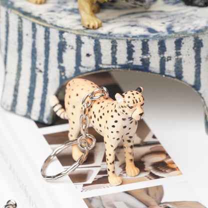 Science & Nature Animal Keyring - Cheetah