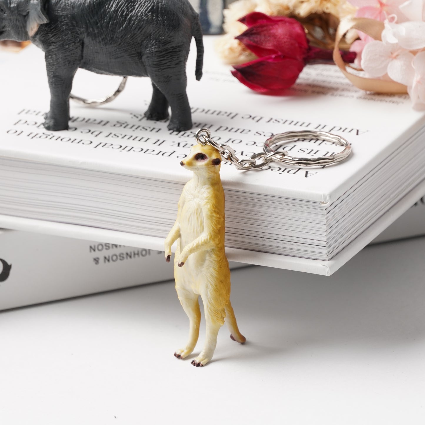 Science & Nature Animal Keyring - Meerkat