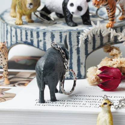 Science & Nature Animal Keyring - Elephant