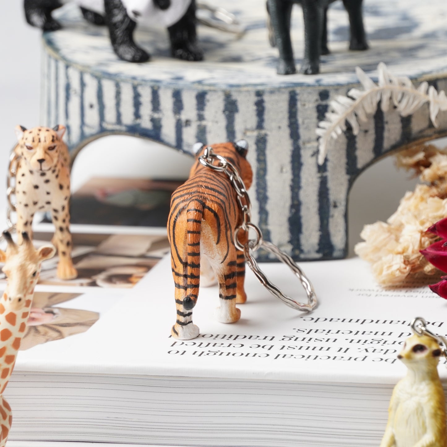Science & Nature Animal Keyring - Sumatran Tiger