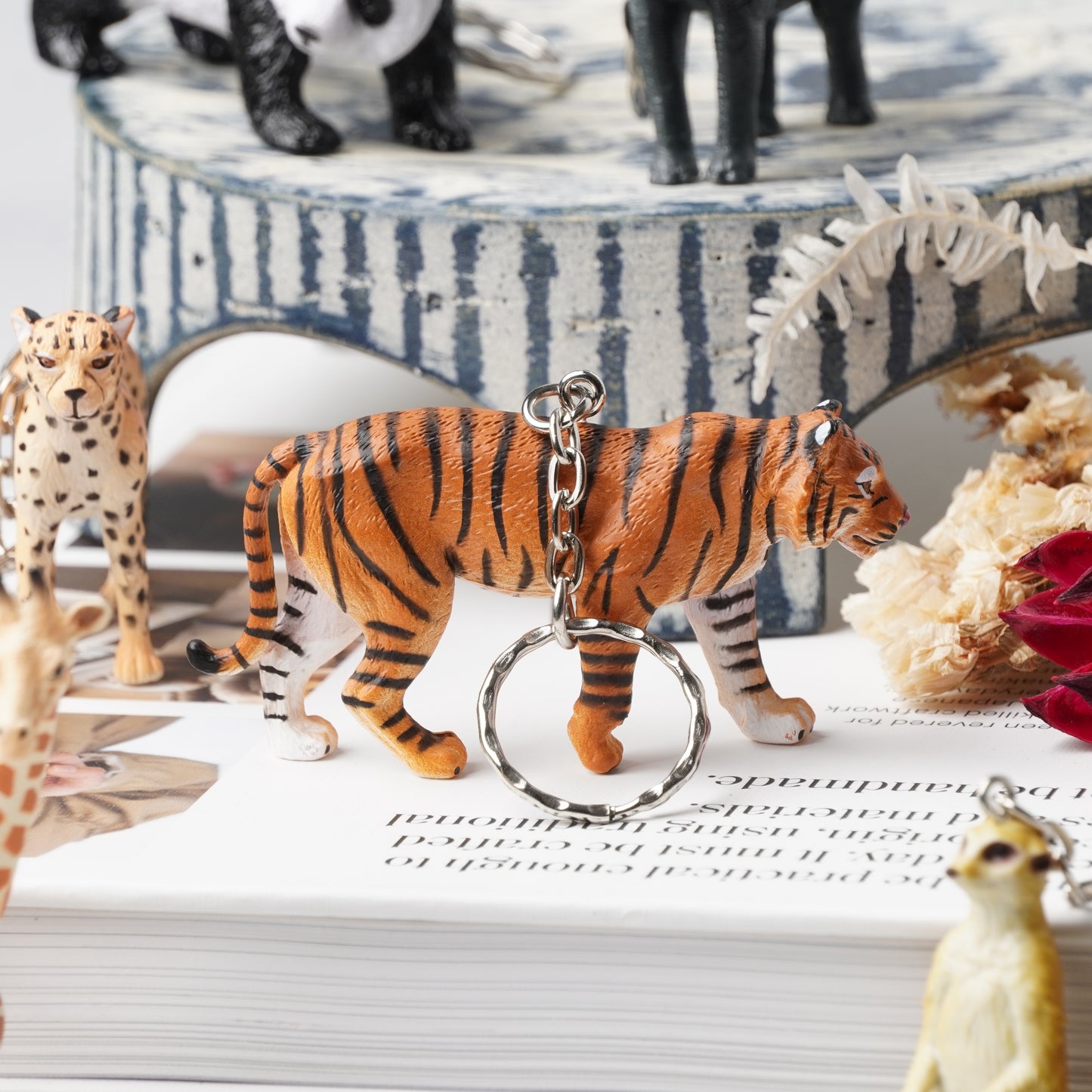 Science & Nature Animal Keyring - Sumatran Tiger
