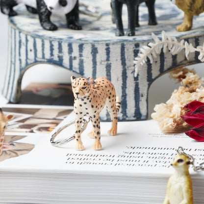 Science & Nature Animal Keyring - Cheetah