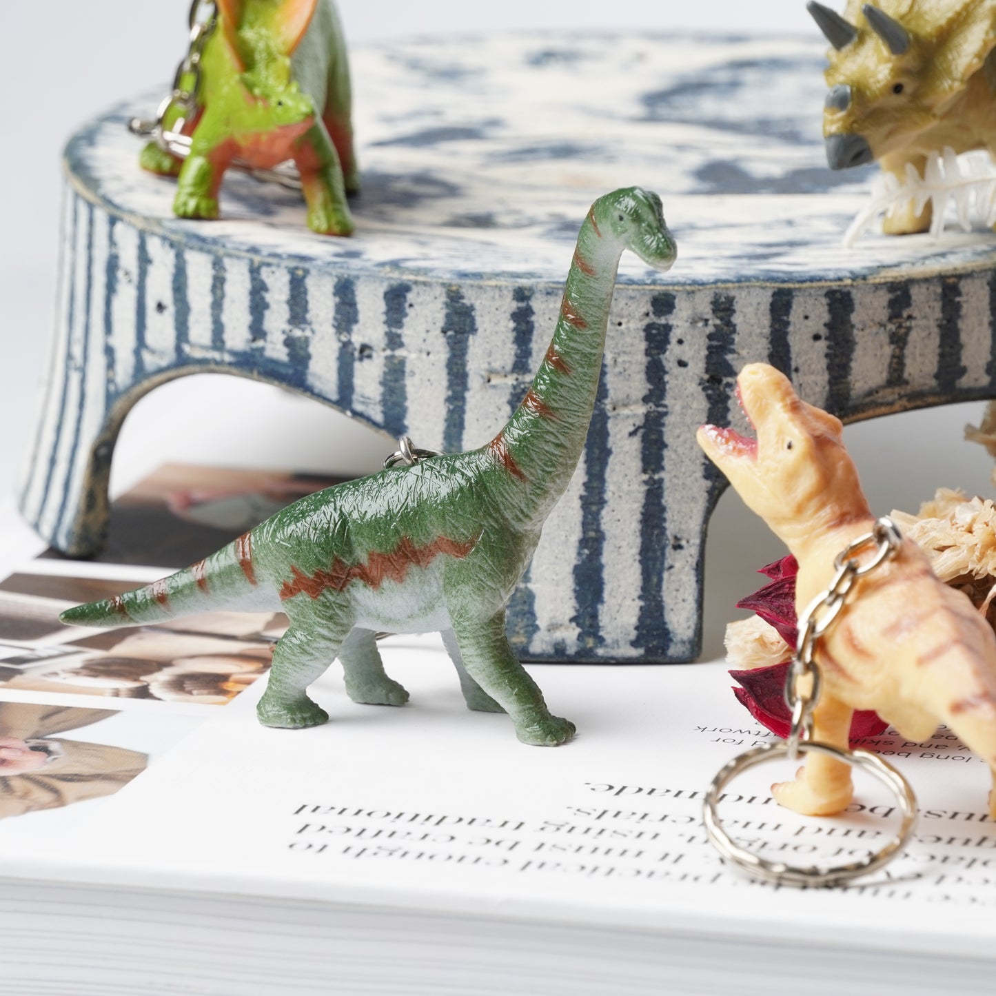 Science & Nature Dinosaur Keyring - Brachiosaurus