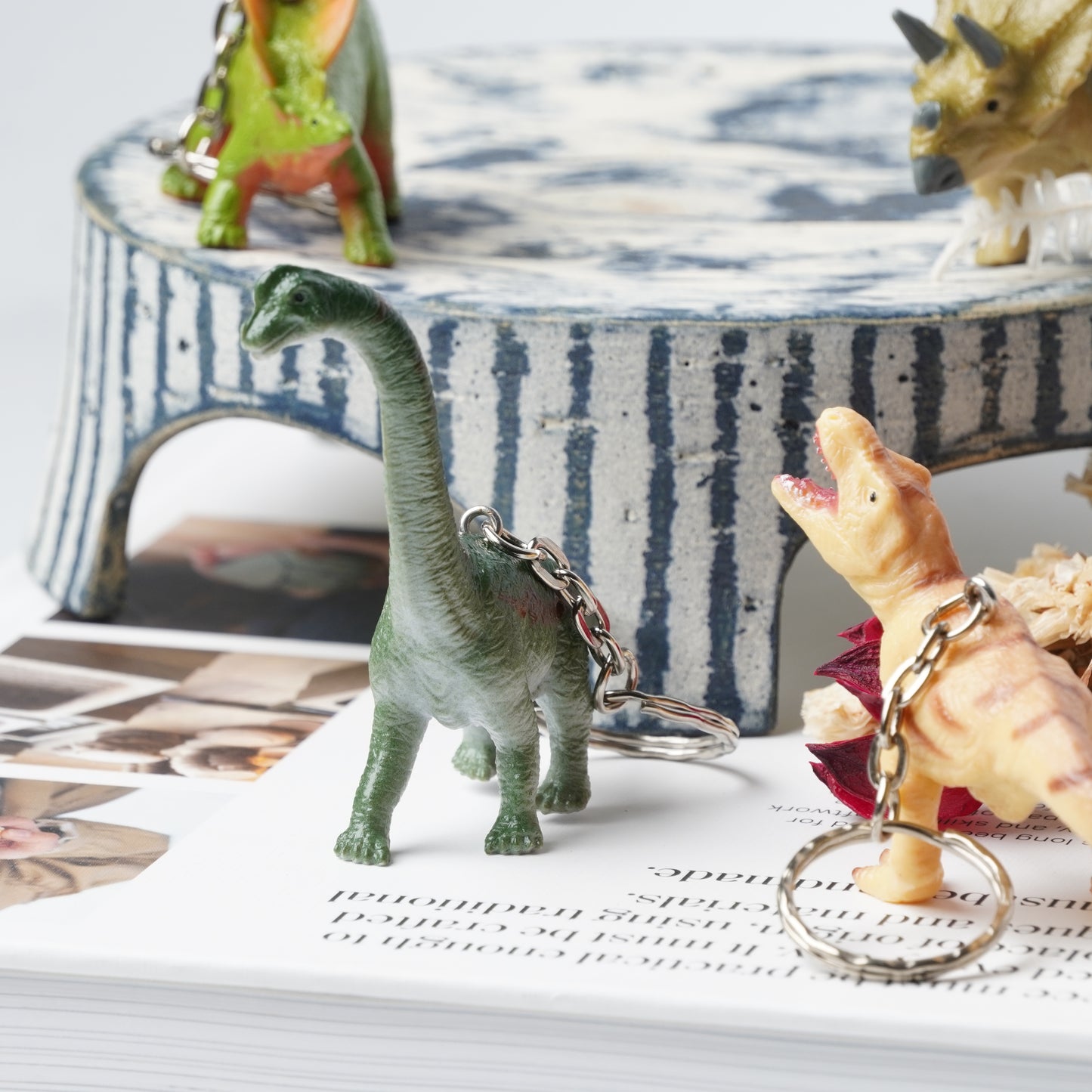 Science & Nature Dinosaur Keyring - Brachiosaurus