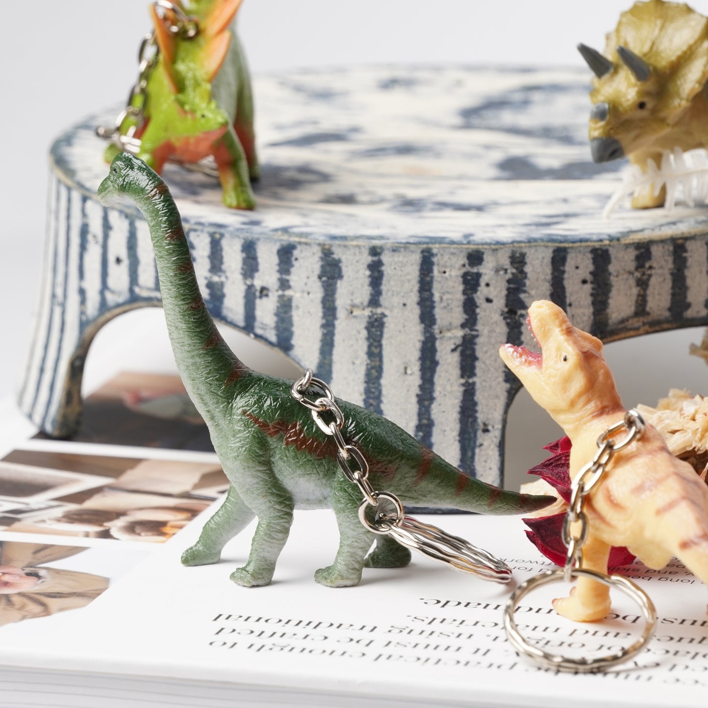 Science & Nature Dinosaur Keyring - Brachiosaurus
