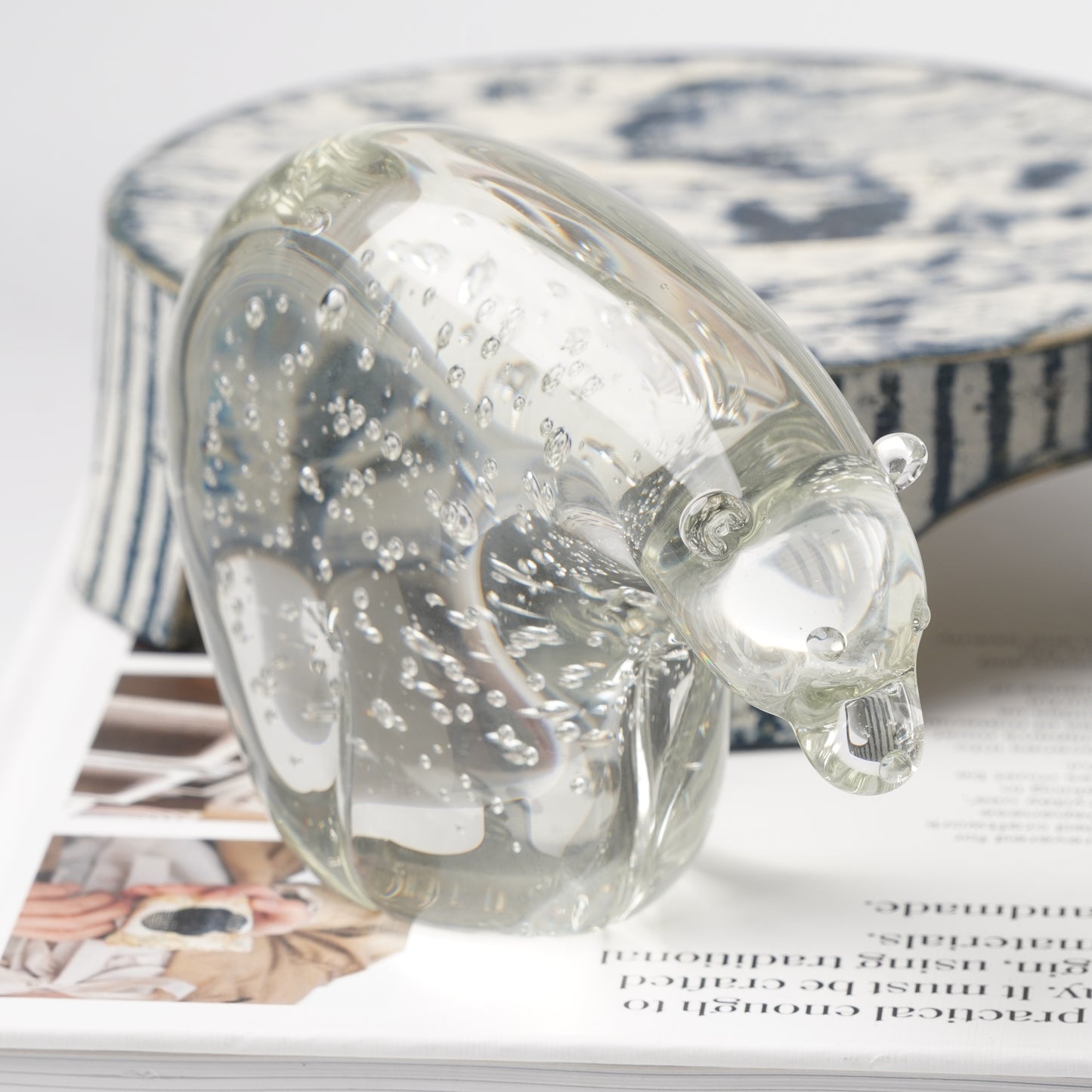 HERE by DETAIL Glass Polar Bear Object Large