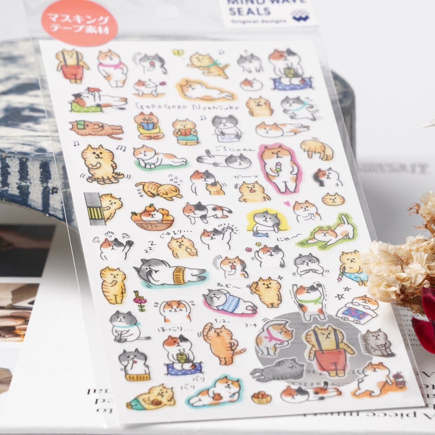 Sticker Sheet - Gorogoro Nyansuke Everyday Life