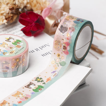 Cozyca Products Golds Foil Washi Masking Tape - Snack Time