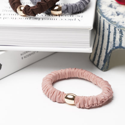 Matte Satin Hair Tie Scrunchie - Elegant Ponytail Holder