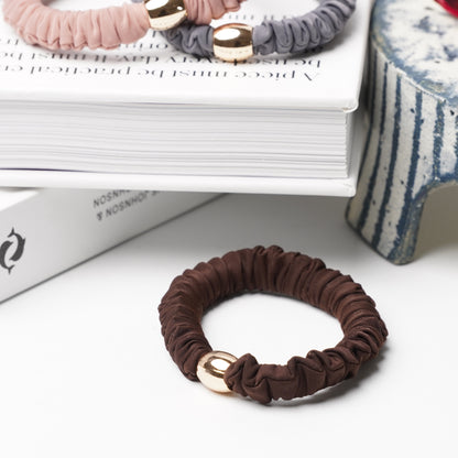 Matte Satin Hair Tie Scrunchie - Elegant Ponytail Holder