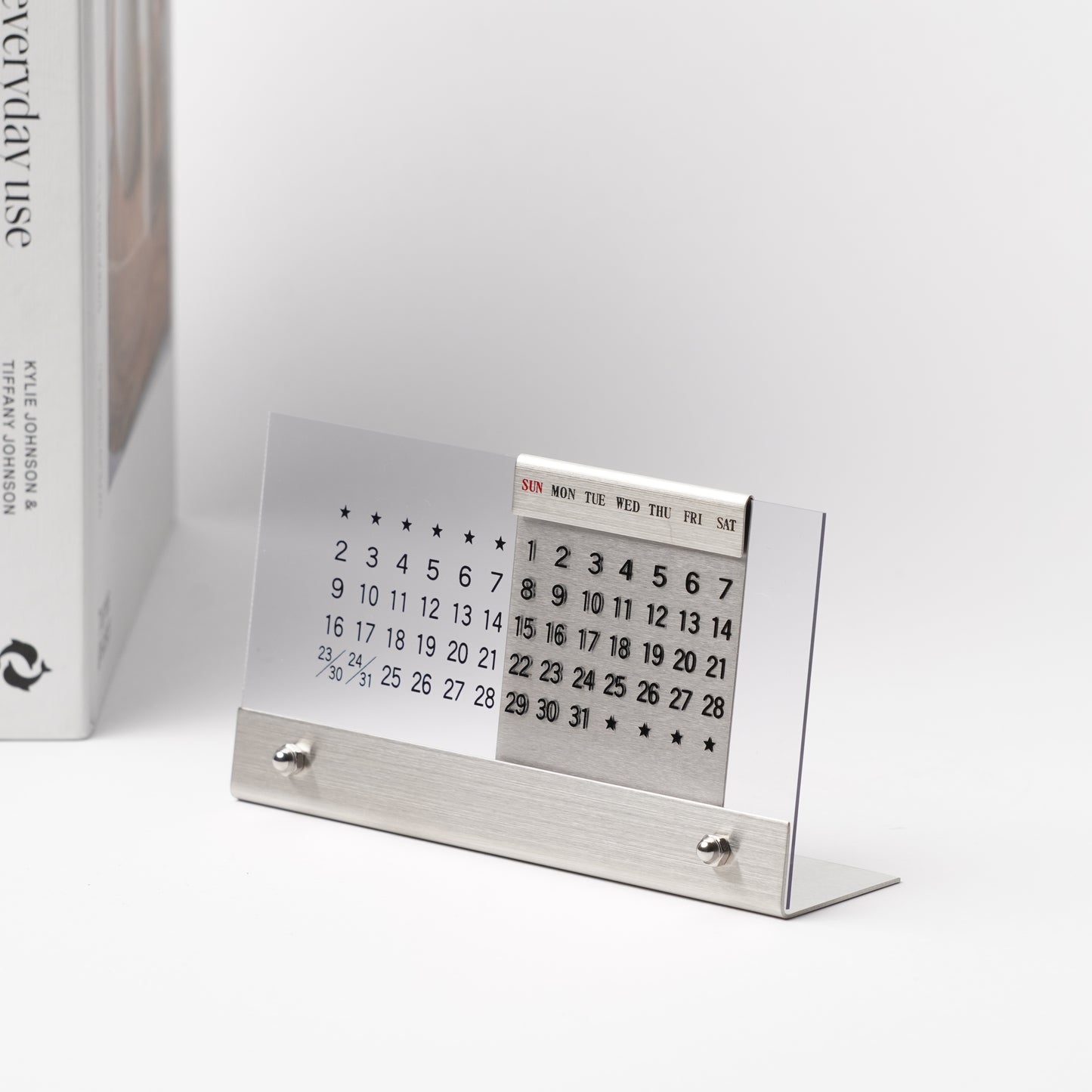 Perpetual Acrylic Desk Calendar