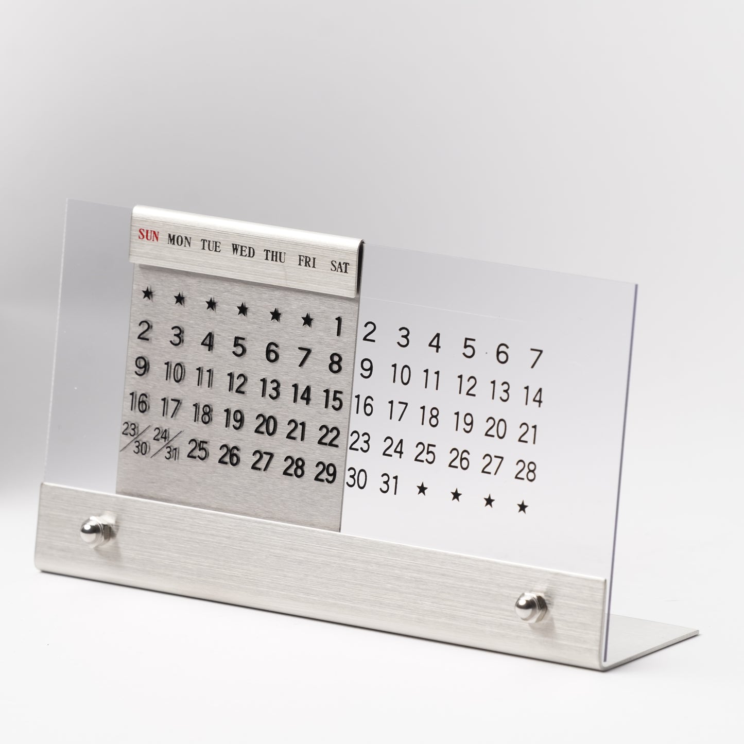Perpetual Acrylic Desk Calendar