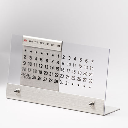 Perpetual Acrylic Desk Calendar