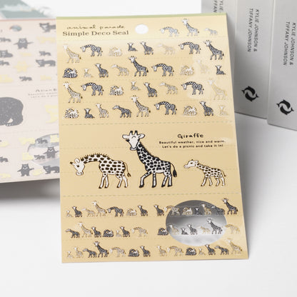 KITERA Anipale Simple Deco Stickers - Giraffe