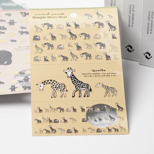 KITERA Anipale Simple Deco Stickers - Giraffe