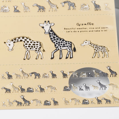 KITERA Anipale Simple Deco Stickers - Giraffe