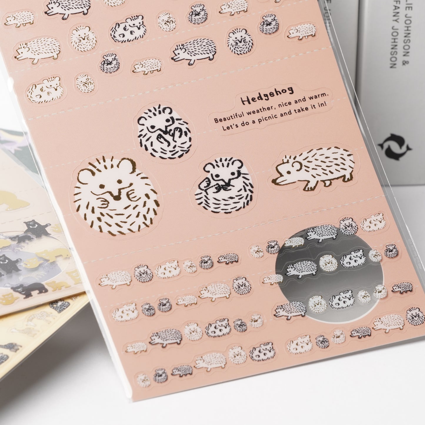 KITERA Anipale Simple Deco Stickers - Hedgehog