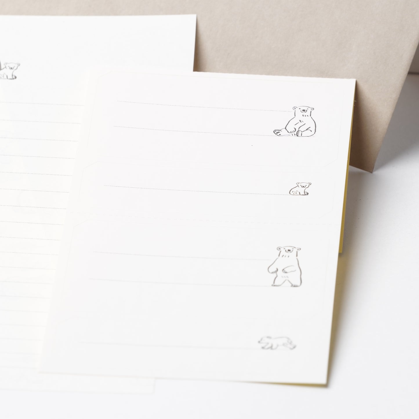 KITTERA Anipale Letter Set - Polar Bear