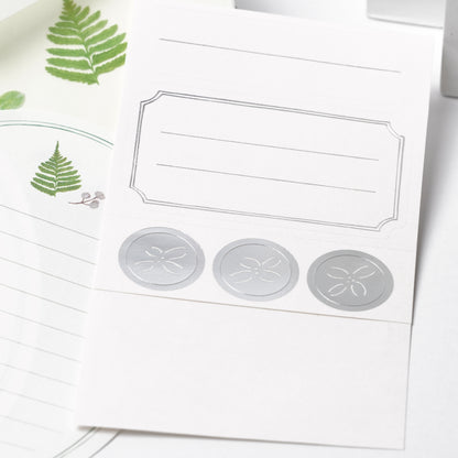 KITTERA Pressed Flower Letter Set - Green