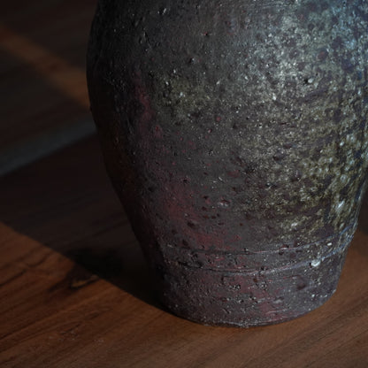 Shikamaru Takeshita Nanban Yakishime Vase