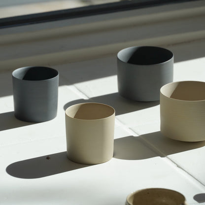 Nankei Tea Cup Matcha Bowl Ash White