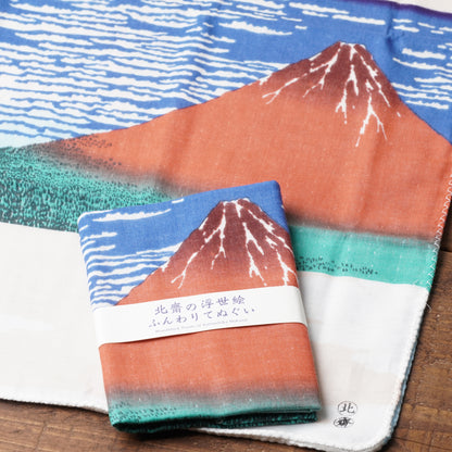 Redd Fuji double gauze hand towel Tenugui Ukiyoe