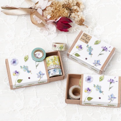 Mini Masking Tape Set Botanical - Tape Box by Shinzi Katoh