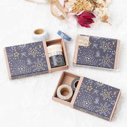 Mini Masking Tape Set Celestial Phenomenon - Tape Box by Shinzi Katoh
