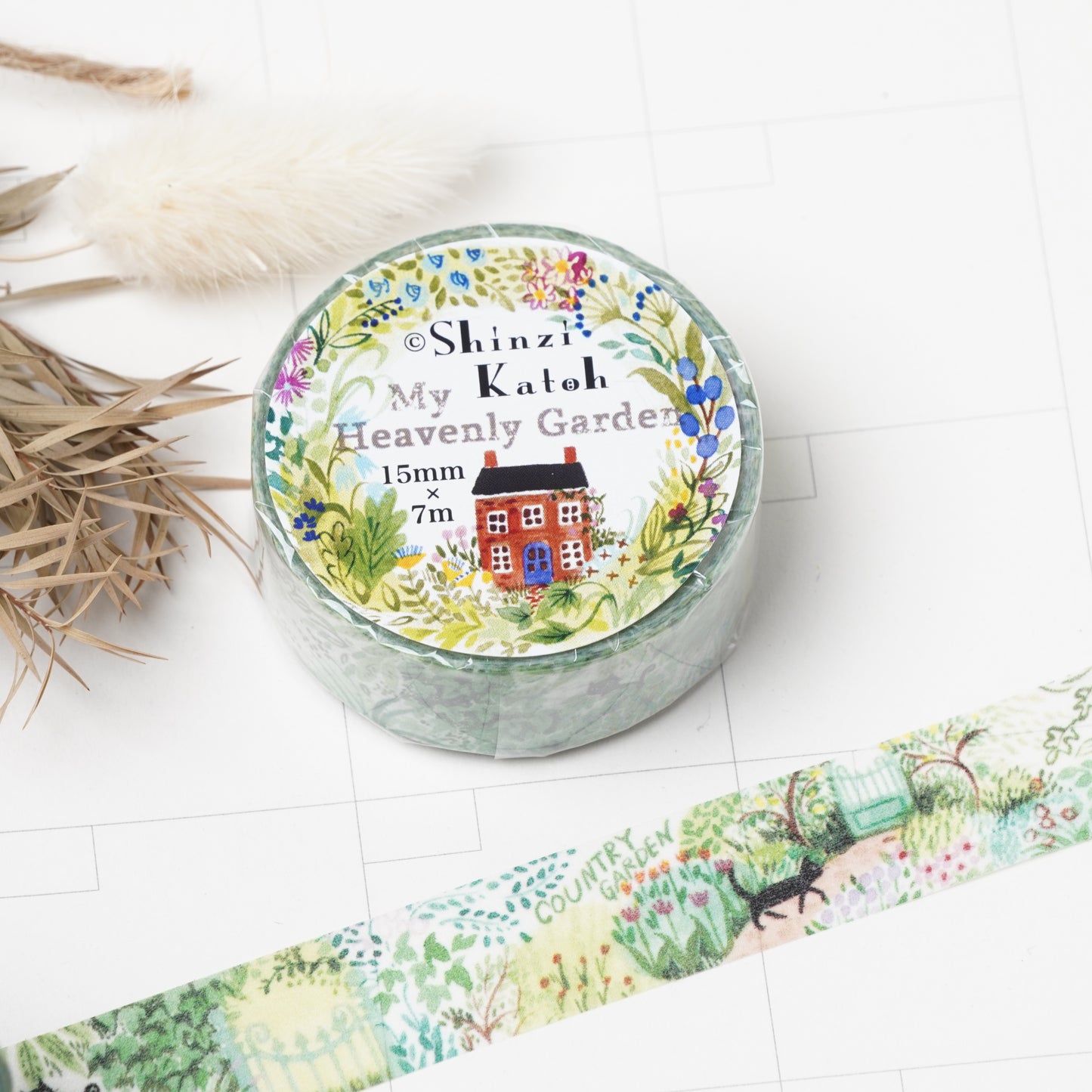 My Heavenly Garden Masking Tape - Country Garden