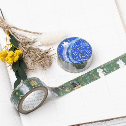 Shinzi Katoh Kirapika Masking Tape Kenji Miyazawa Cat's Office