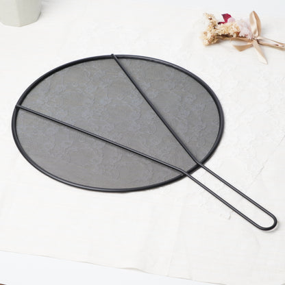 Oil Splatter Guard Net - Non-Reflective Black Mesh