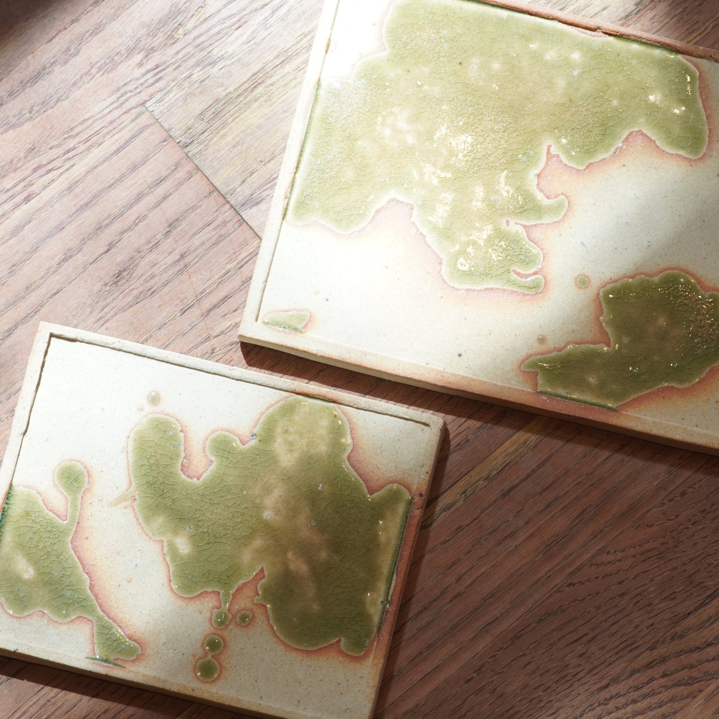 Shigarakiyaki Rectangle Flat Dinner Plate