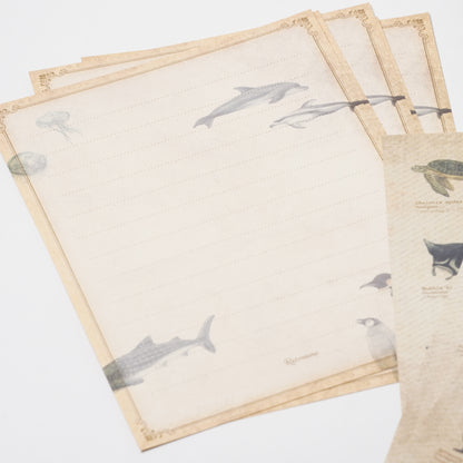 Encyclopedia-Style Letter Set – Ocean Animals