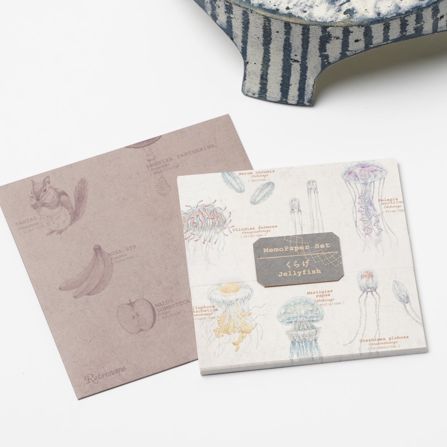 Memo Paper Set with Case – Jellyfish