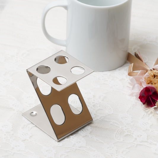 Stainless Steel Toothbrush Stand - Minimalist Z-Shape Design