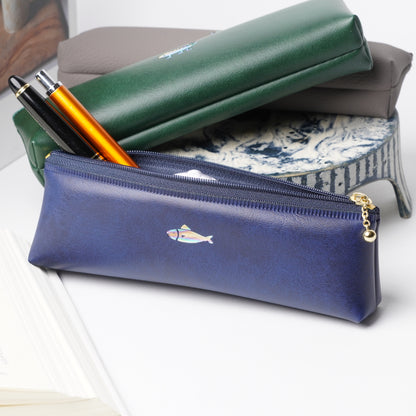 El COMMUN One Point Pen Case - Fish Slim Pencil Pouch