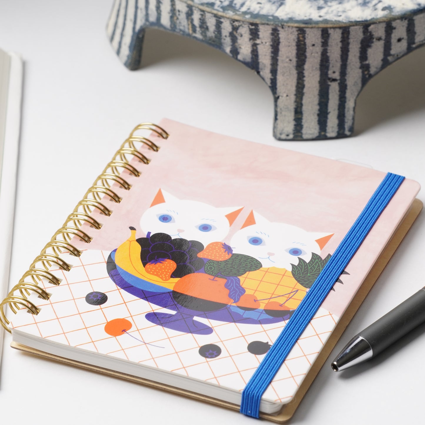 KING JIM HITOTOKI NOTE Daily Passport Size Notebook Set - Fruits