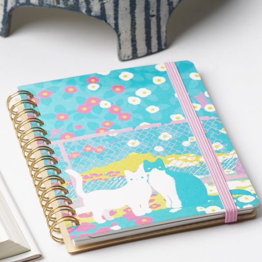 KING JIM HITOTOKI NOTE Daily Passport Size Notebook Set - Cat