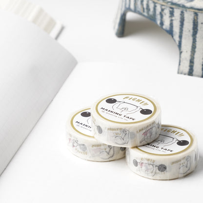 Masking tape 15mm width muscle