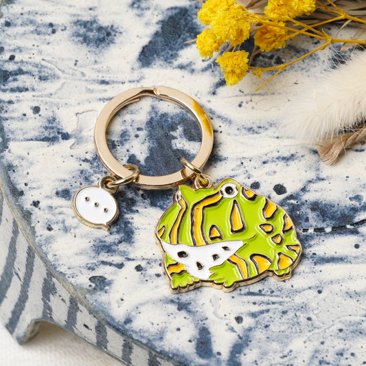 Frog Key Ring Horned Frog