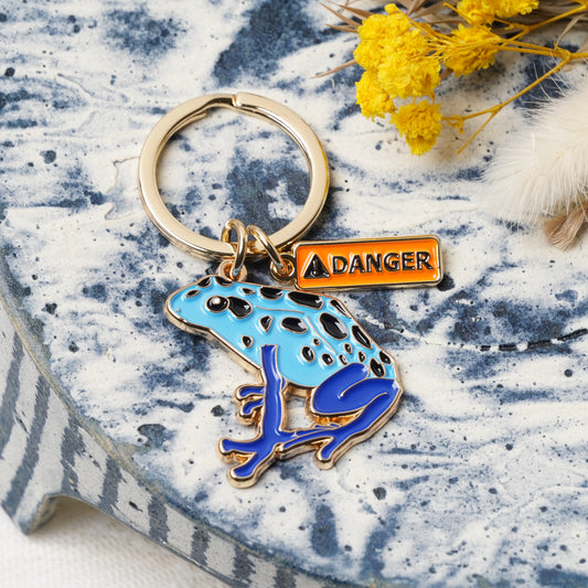 Frog Key Ring Dendrobates Azureus
