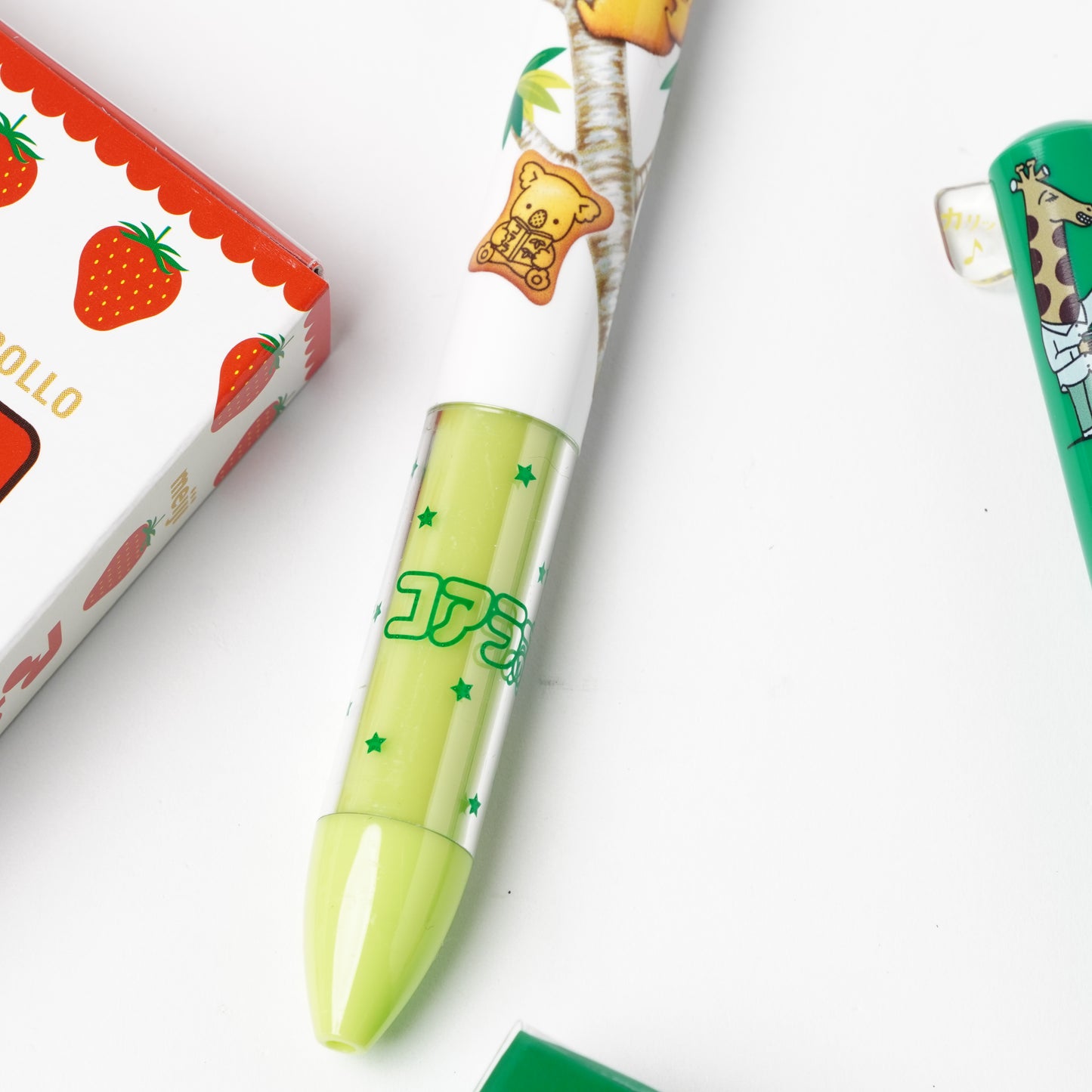 Koala's March Mimi 2-Color Pen – Black & Red Ballpoint
