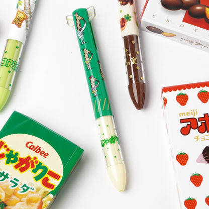 Jagarico Mimi 2-Color Pen – Black & Red Ballpoint