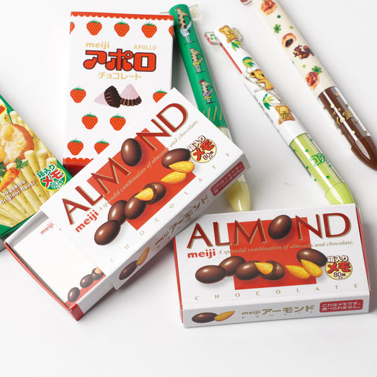 Meiji Almond Chocolate Slide Memo Pad