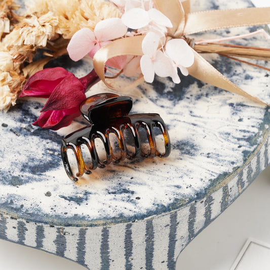 Mini Hair Claw Clip Tortoiseshell