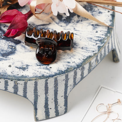 Mini Hair Claw Clip Tortoiseshell