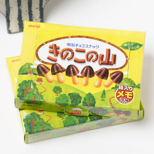 Meiji Kinoko no Yama Memo Pad Box