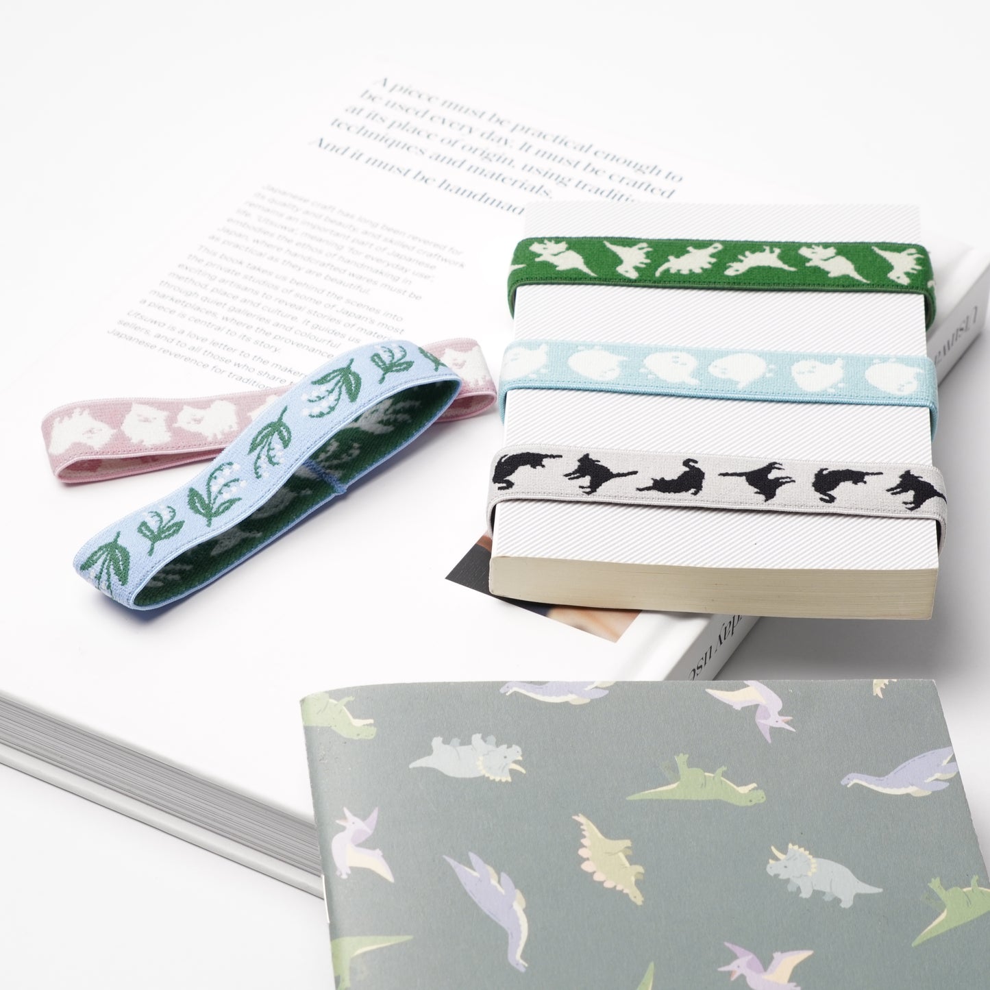Suzuran - Multi-Purpose Elastic Band for Bento Boxes, Books & Organizing