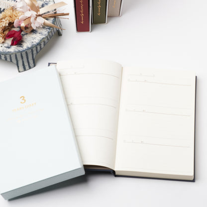 3-Year Journal with Cover - Updated Daily Diary